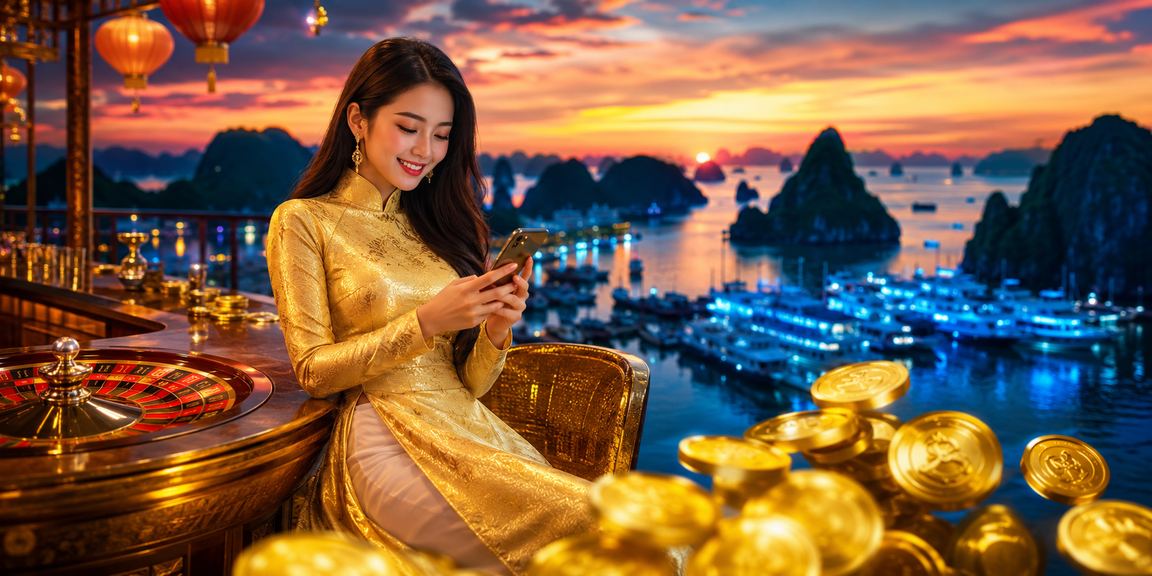 Quang cảnh trò chơi roulette sôi động tại Hạ Long Bay