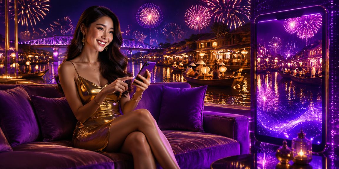 Phong cảnh chợ đêm với ánh đèn rực rỡ tại Hà Nội
